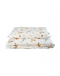 Pościel flanela 100x135+40x60 BeBaby Zoo Poldaun – Sklep z pościelą Vege Home