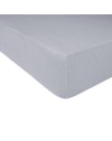 Prześcieradło bawełna frotte Premium 200x220x20 z gumką popielate Darymex