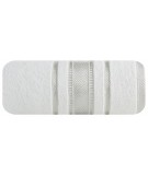 Ręcznik bawełna Mati 70x140 biały/popiel