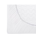 Prześcieradło bawełna jersey Premium 180x200x20 z gumką białe Darymex