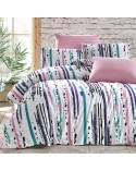 Pościel bawełna 180x200 + 2x70x80cm Azurit Pink COTTONLOVE EXCLUSIVE Darymex 