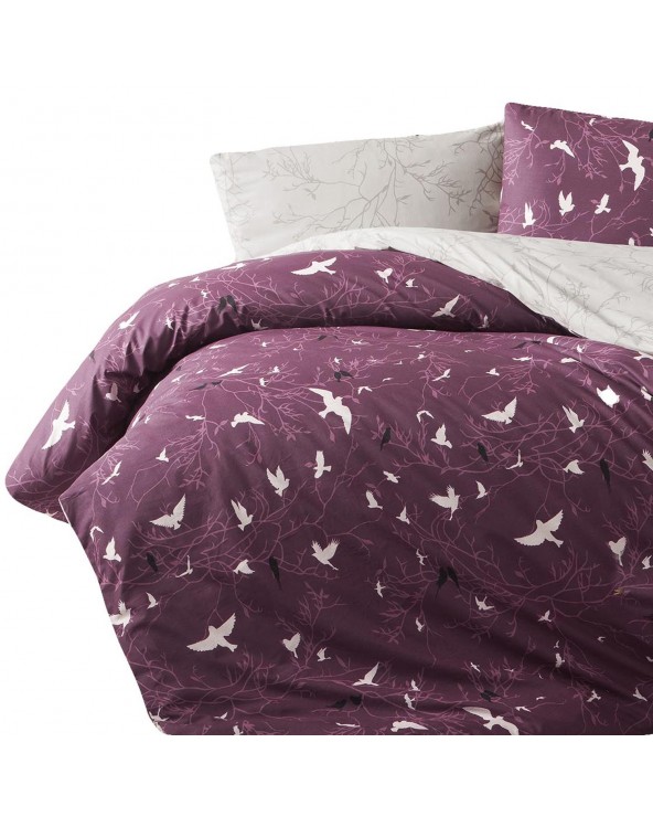 Pościel bawełna 200x220 + 2x70x80cm Freedom Violet COTTONLOVE EXCLUSIVE Darymex Pościel bawełna 200x220 + 2x70x80cm Freedom Violet COTTONLOVE EXCLUSIVE Darymex