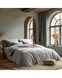 Pościel frotte 160x200 + 2x70x80cm popiel Darymex