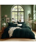 Pościel frotte 160x200 + 2x70x80cm zielony Darymex
