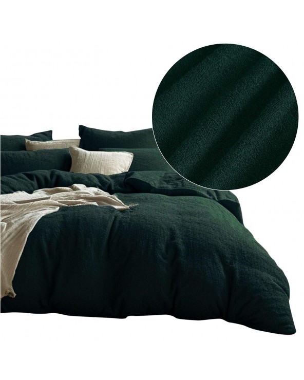 Pościel frotte 160x200 + 2x70x80cm zielony Darymex