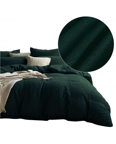 Pościel frotte 160x200 + 2x70x80cm zielony Darymex
