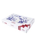 Pościel satyna bawełniana 160x200 + 2x70x80cm Blue Blanc Luxury Darymex 