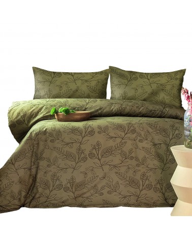 Pościel satyna bawełniana 160x200 + 2x70x80cm Green Green Luxury Darymex 