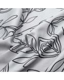 Pościel satyna bawełniana 160x200 + 2x70x80cm Green Grey Luxury Darymex 