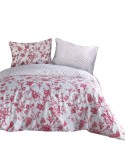 Pościel satyna bawełniana 160x200 + 2x70x80cm Rose Blanc Luxury Premium Darymex 