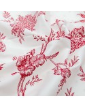 Pościel satyna bawełniana 160x200 + 2x70x80cm Rose Blanc Luxury Premium Darymex 