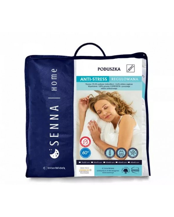 Poduszka 40x40 antystresowa regulowana Anti-Stress Inter Widex Poduszka 40x40 antystresowa regulowana Anti-Stress Inter Widex