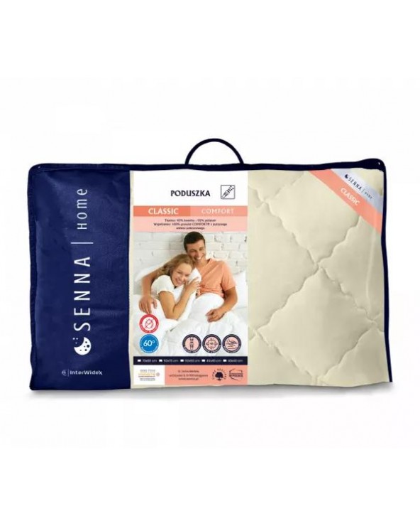 Poduszka 50x70 polycotton regulowana kremowa Classic Comfort Inter Widex Poduszka 50x70 polycotton regulowana kremowa Classic Comfort Inter Widex