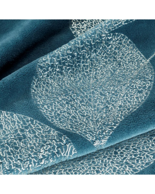 Koc pluszowy 150x200 Ginko 1 niebieski Eurofirany