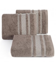 Ręcznik bawełna Moby 100x150 brązowy