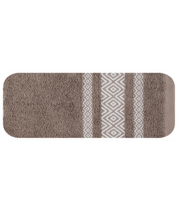 Ręcznik bawełna Moby 70x140 brązowy Eurofirany Ręcznik bawełna Moby 70x140 brązowy