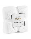 Koc sherpa baranek 200x220 Tedy biały Eurofirany