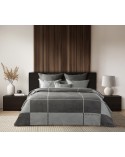 Koc bawełna 220x240 Elegant 3 srebrny/stalowy Eurofirany