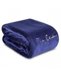 Koc akrylowy Pierre Cardin 160x220 Clara granatowy Eurofirany