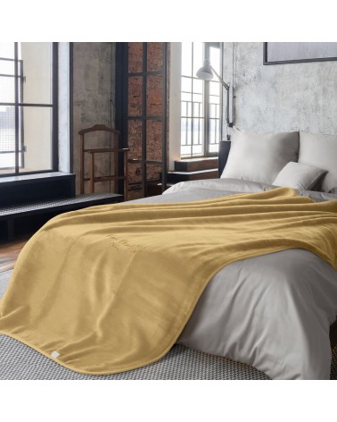 Koc akrylowy Pierre Cardin 160x220 Clara miodowy Eurofirany