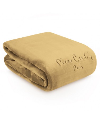 Koc akrylowy Pierre Cardin 160x220 Clara miodowy Eurofirany