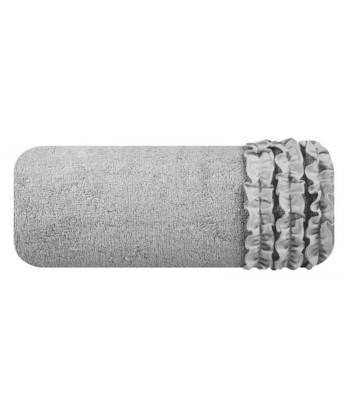 Ręcznik bawełna Laura 70x140 srebrny Eurofirany Ręcznik bawełna Laura 70x140 srebrny