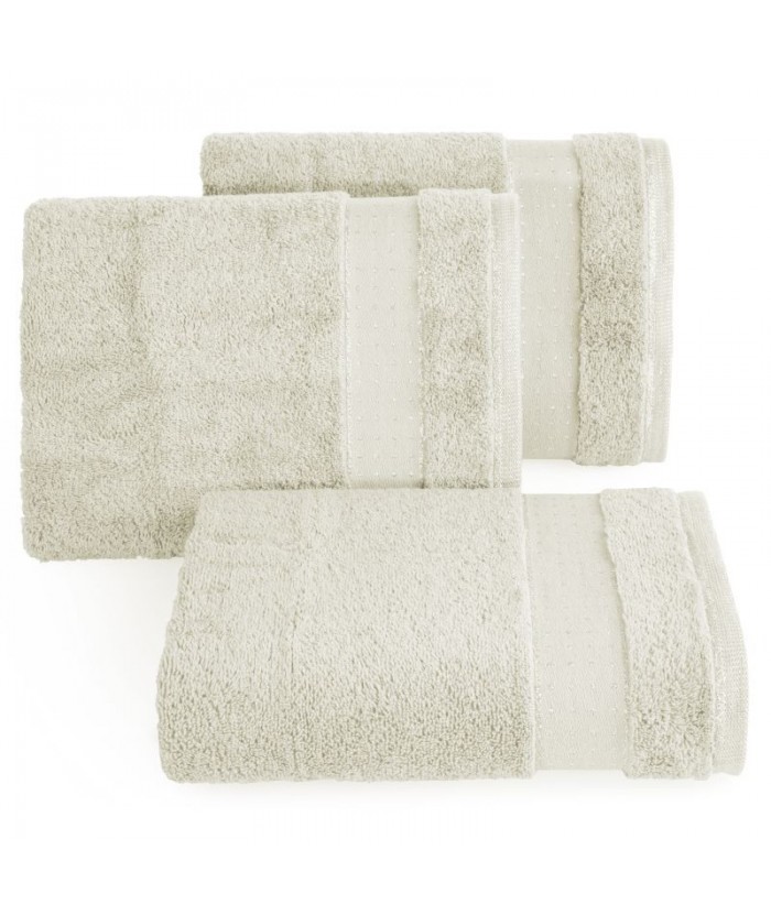 Ręcznik bawełna Beth 70x140 kremowy Eurofirany Ręcznik bawełna Beth 70x140 kremowy
