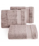 Ręcznik bawełna Beth 70x140 ciemnoliliowy