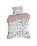 Pościel satyna bawełniana 140x200 + 1x70x80 Spring 51 Eurofirany