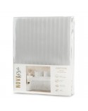 Pościel adamaszek 160x200 + 2x70x80 Vera srebrna Eurofirany
