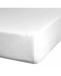 Prześcieradło wysokie polycotton 100x200x30 z gumką białe Eurofirany
