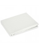 Prześcieradło wysokie polycotton 120x200x30 z gumką kremowe Eurofirany