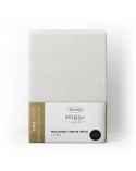 Prześcieradło wysokie polycotton 120x200x30 z gumką kremowe Eurofirany