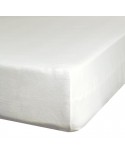 Prześcieradło wysokie polycotton 120x200x30 z gumką kremowe Eurofirany