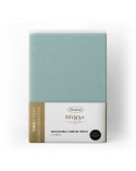 Prześcieradło wysokie polycotton 100x200x30 z gumką miętowe Eurofirany
