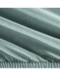 Prześcieradło wysokie polycotton 100x200x30 z gumką miętowe Eurofirany