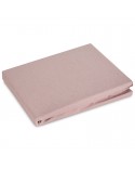 Prześcieradło wysokie polycotton 120x200x30 z gumką różowe Eurofirany