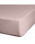 Prześcieradło wysokie polycotton 120x200x30 z gumką różowe Eurofirany