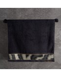 Ręcznik bawełna 70x140 Eva 24 czarny Eurofirany