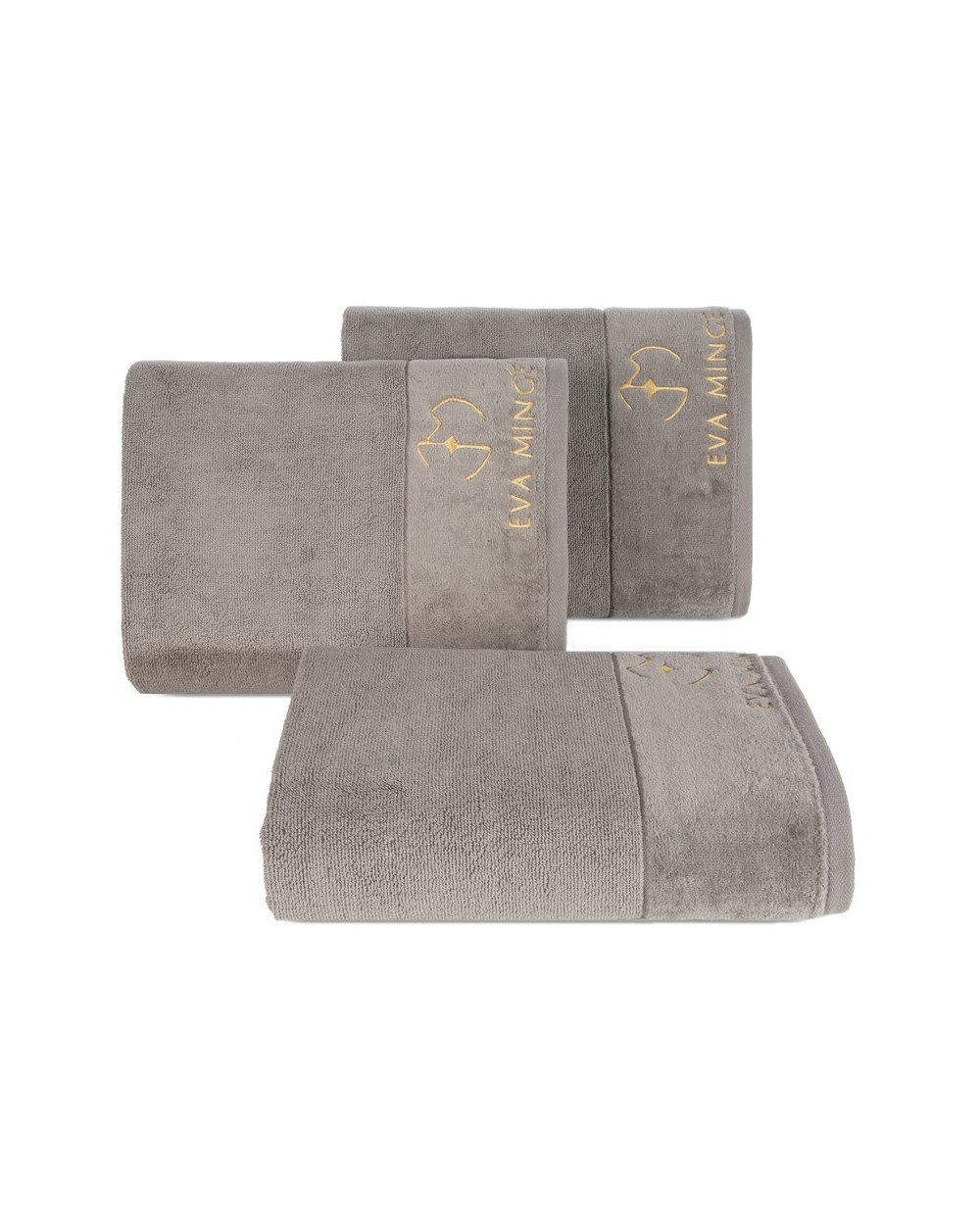 Ręcznik bawełna 50x90 Gaja srebrny Eurofirany