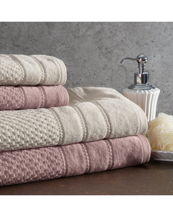 Ręcznik bawełna 70x140 Adore ciemnoróżowy Eurofirany
