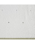 Okrycie kąpielowe bawełniane 100x100 Baby 60 białe/miętowe Eurofirany