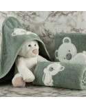 Okrycie kąpielowe bawełniane 100x100 Baby 61 miętowe Eurofirany