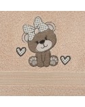 Okrycie kąpielowe bawełniane 100x100 Baby 65 jasnopomarańczowe Eurofirany