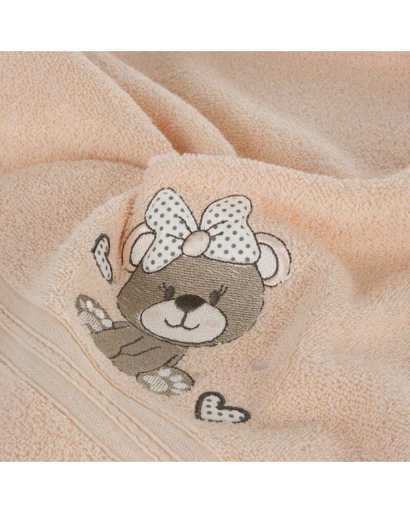 Okrycie kąpielowe bawełniane 100x100 Baby 65 jasnopomarańczowe Eurofirany