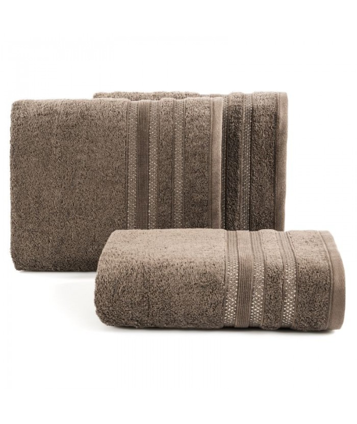 Ręcznik bawełna Judy 70x140 brązowy