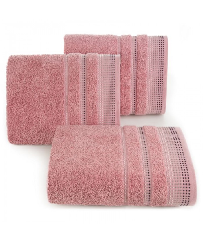 Ręcznik bawełna Pola 30x50 pudrowy