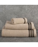 Ręcznik bawełna 70x140 Madlen beżowy Eurofirany