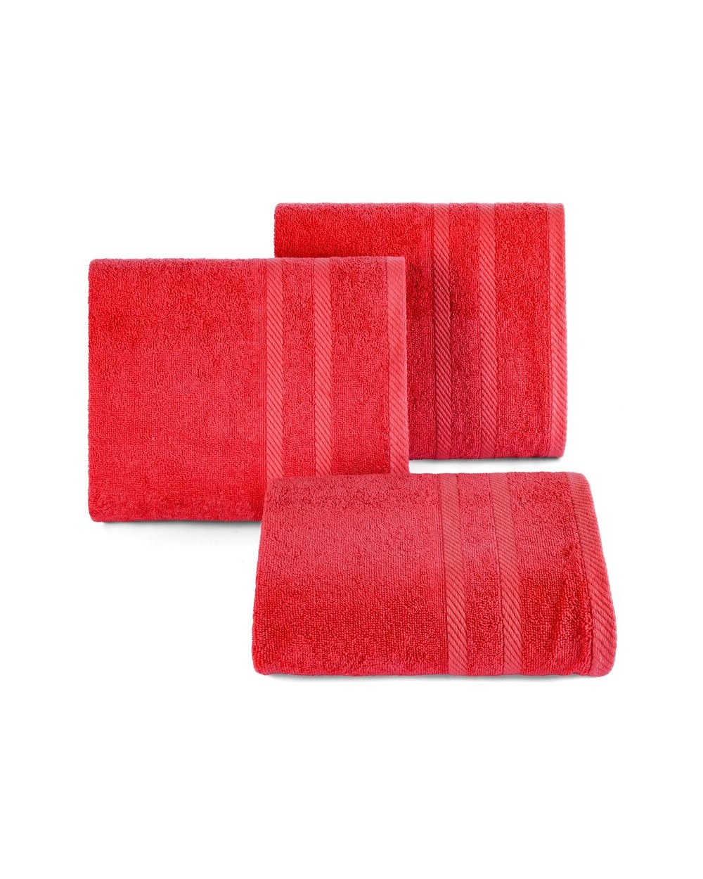Ręcznik bawełna 100x150 Milo czerwony Eurofirany