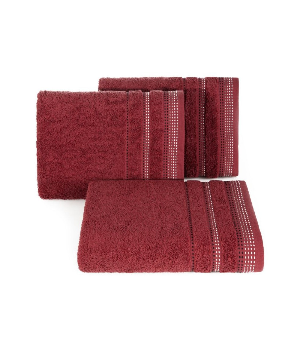 Ręcznik bawełna Pola 50x90 bordowy